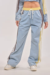ALONE AGAIN DENIM TRACK PANT