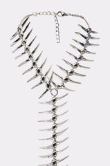 ALL DOWN MY BACK STATEMENT NECKLACE