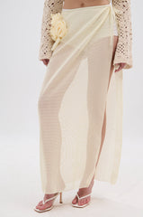 CROCHET BEAUTY COVER UP SKIRT