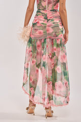 DREAMING FLORAL MAXI SKIRT