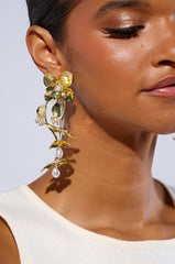 BLOOM WITH ME DANGLE EARRING