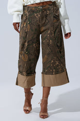 DOWN AND DIRTY CAMO BERMUDA SHORT
