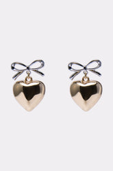 BIG HEART EARRING