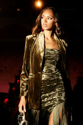 DIRTY MARTINI VELVET BLAZER