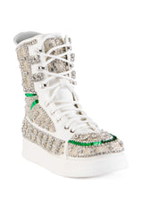 AZALEA WANG STANDOUT WHITE SNEAKER