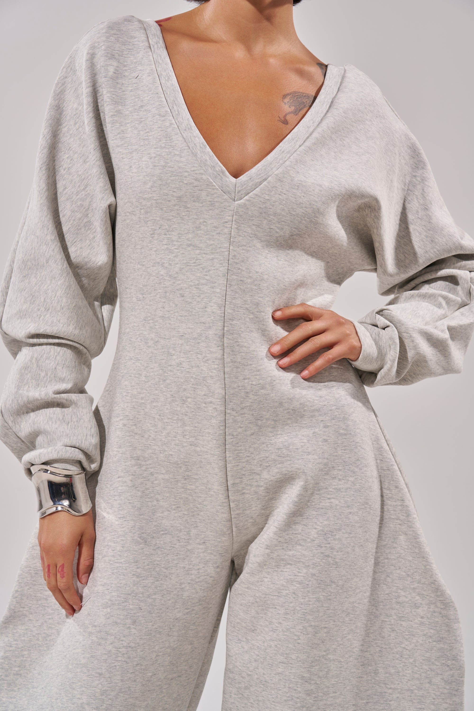 COMFY COZY SWEATSHIRT JUMPSUIT