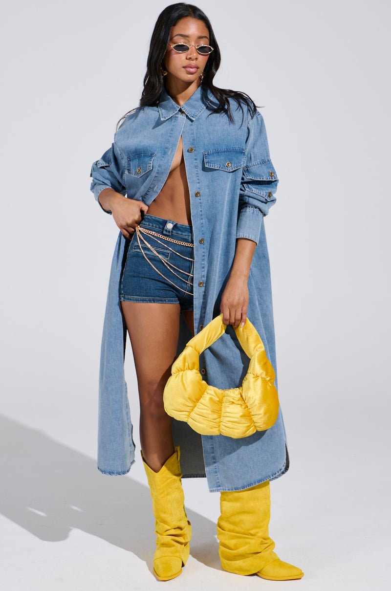 BACK TO REALITY DENIM SHORT