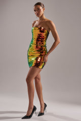 DANCIN THE NIGHT AWAY MINI DRESS
