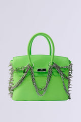 COME SLIDE EMBELLISHED TOTE