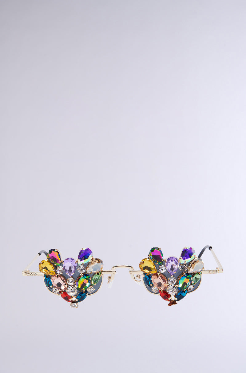 CANT SEE U BLING SUNGLASSES