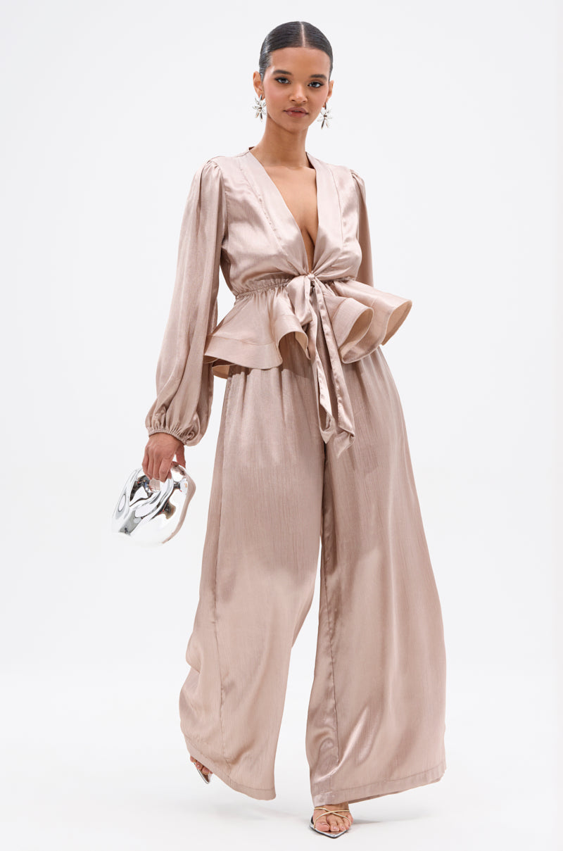 ELEGLANT WIDE LEG PALAZZO PANT