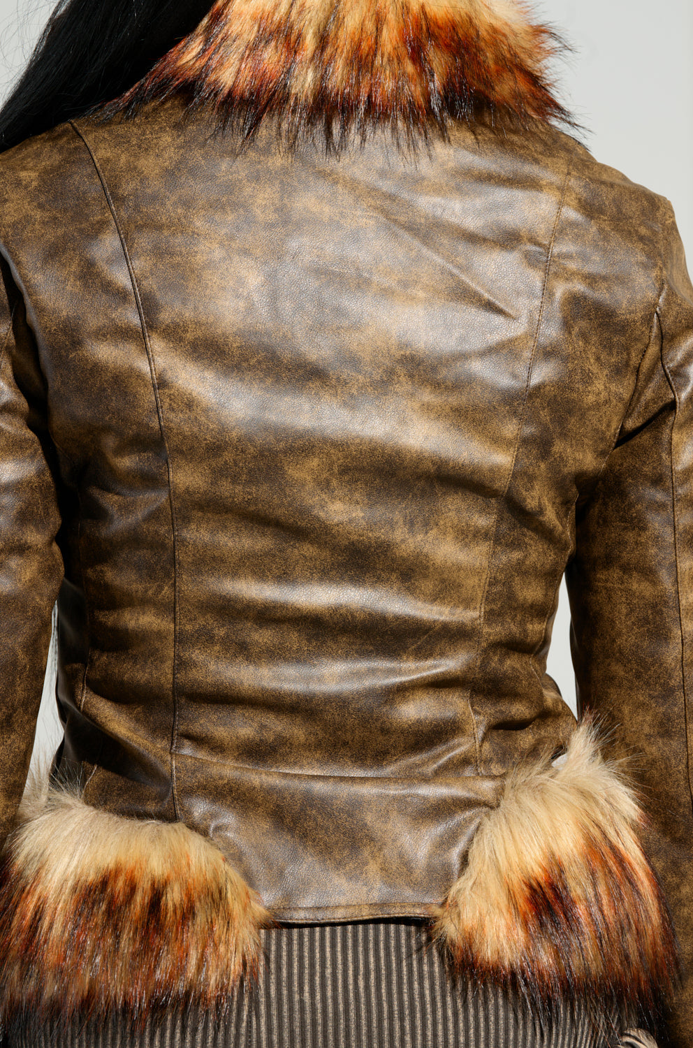DOWN BAD FUR TRIM MOTO