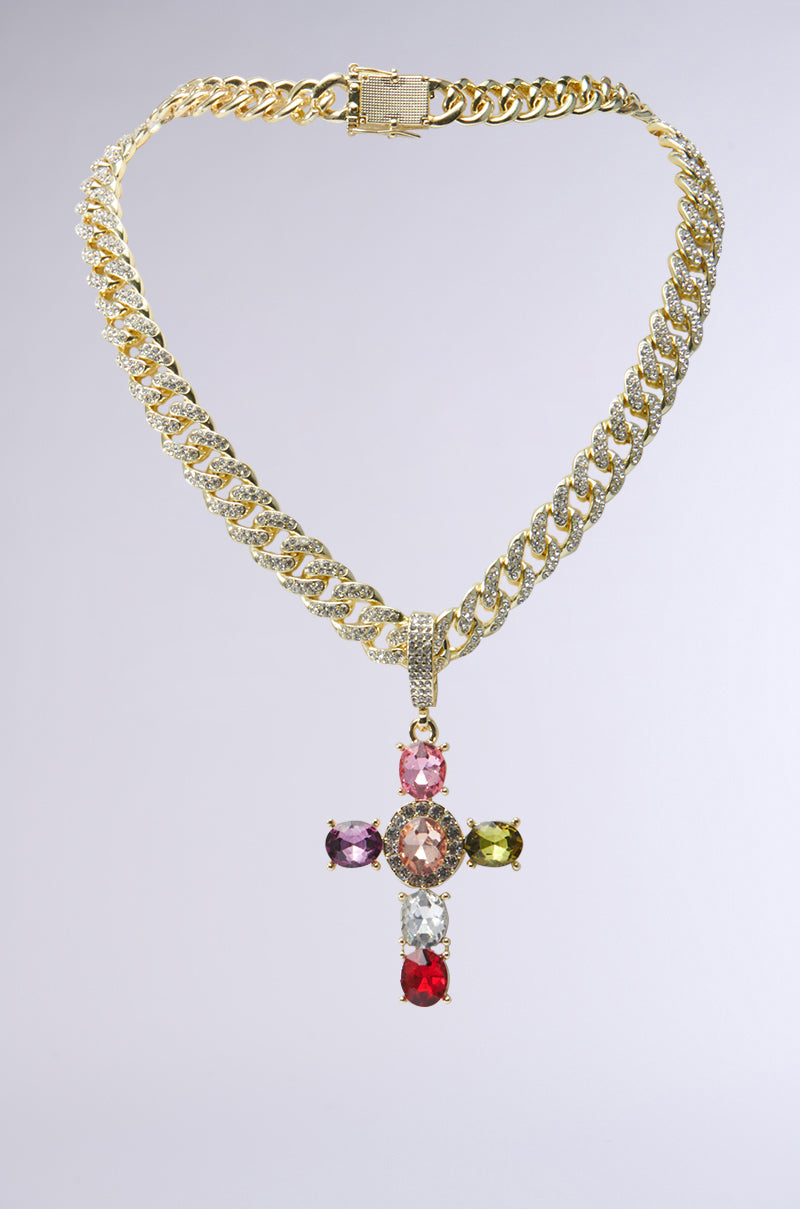 DOLCE VITA CROSS STATEMENT CHAIN
