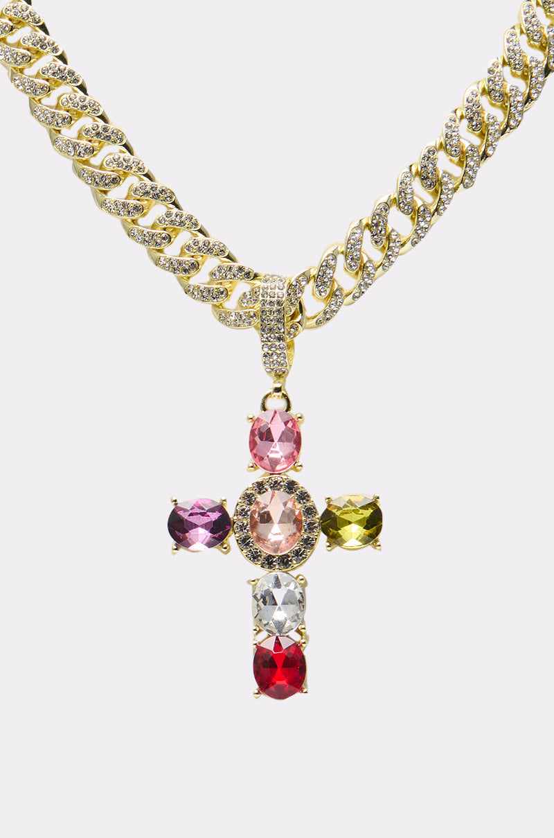 DOLCE VITA CROSS STATEMENT CHAIN