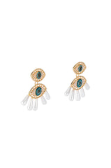 ALWAYS WATCHING EMBELLISHED EARRINGS