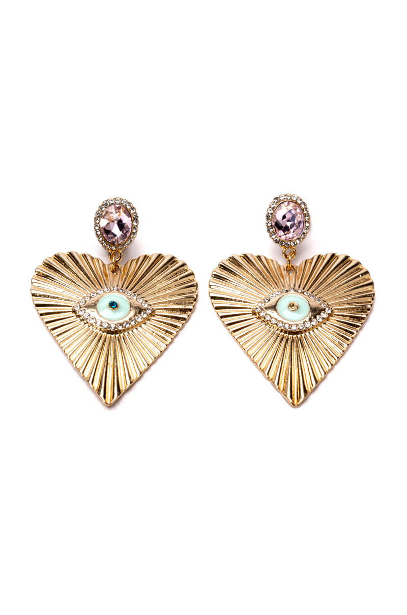 ALWAYS WATCHING STATEMENT DROP EARRINGS