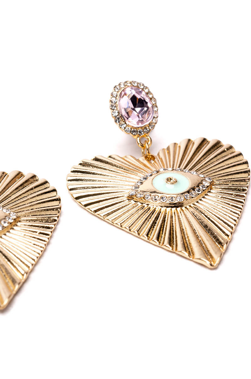 ALWAYS WATCHING STATEMENT DROP EARRINGS