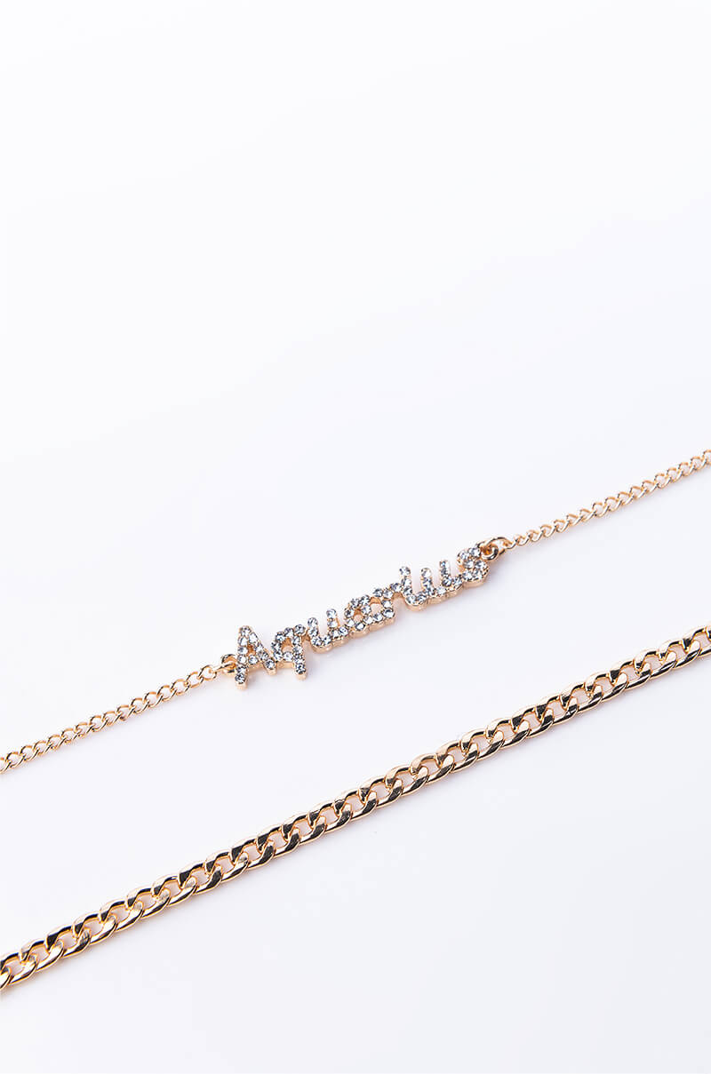 AQUARIUS PAVE ANKLET