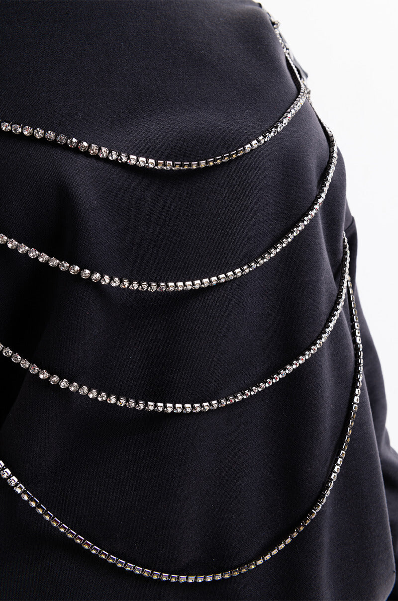 ARLO CHAIN DETAIL SWEATSHIRT