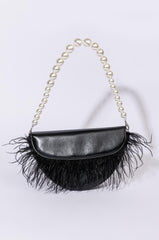 AS IF FEATHER PURSE