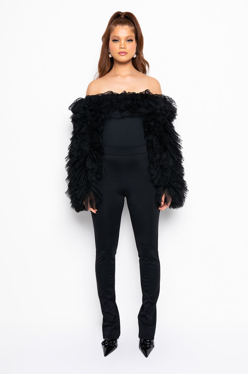 AWARD WINNER RUFFLE BODYSUIT