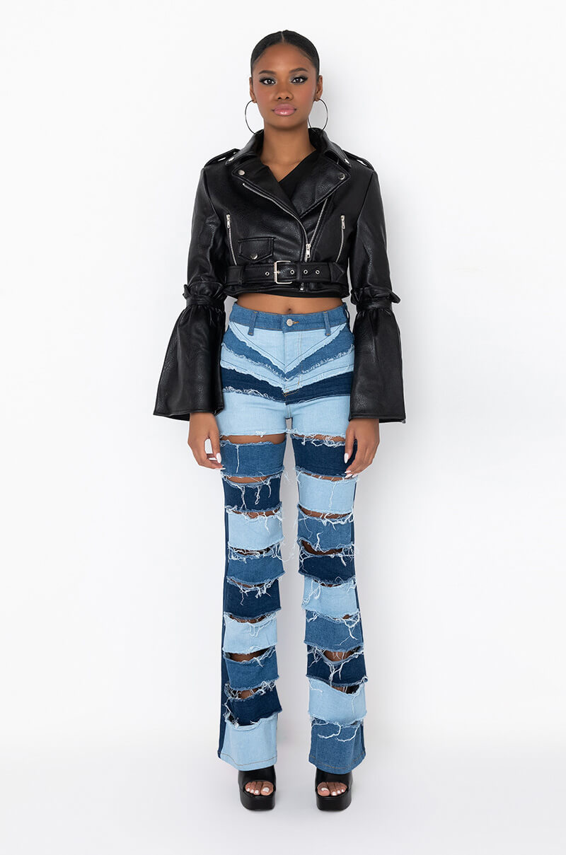 BELL SLEEVED EVERYDAY MOTO JACKET