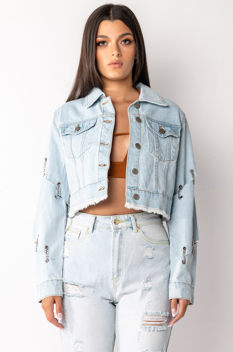 CHAIN GAME DENIM JACKET