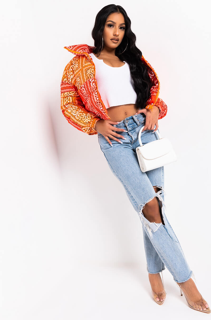 AZALEA WANG PAISLEY MIDTOWN PUFFER