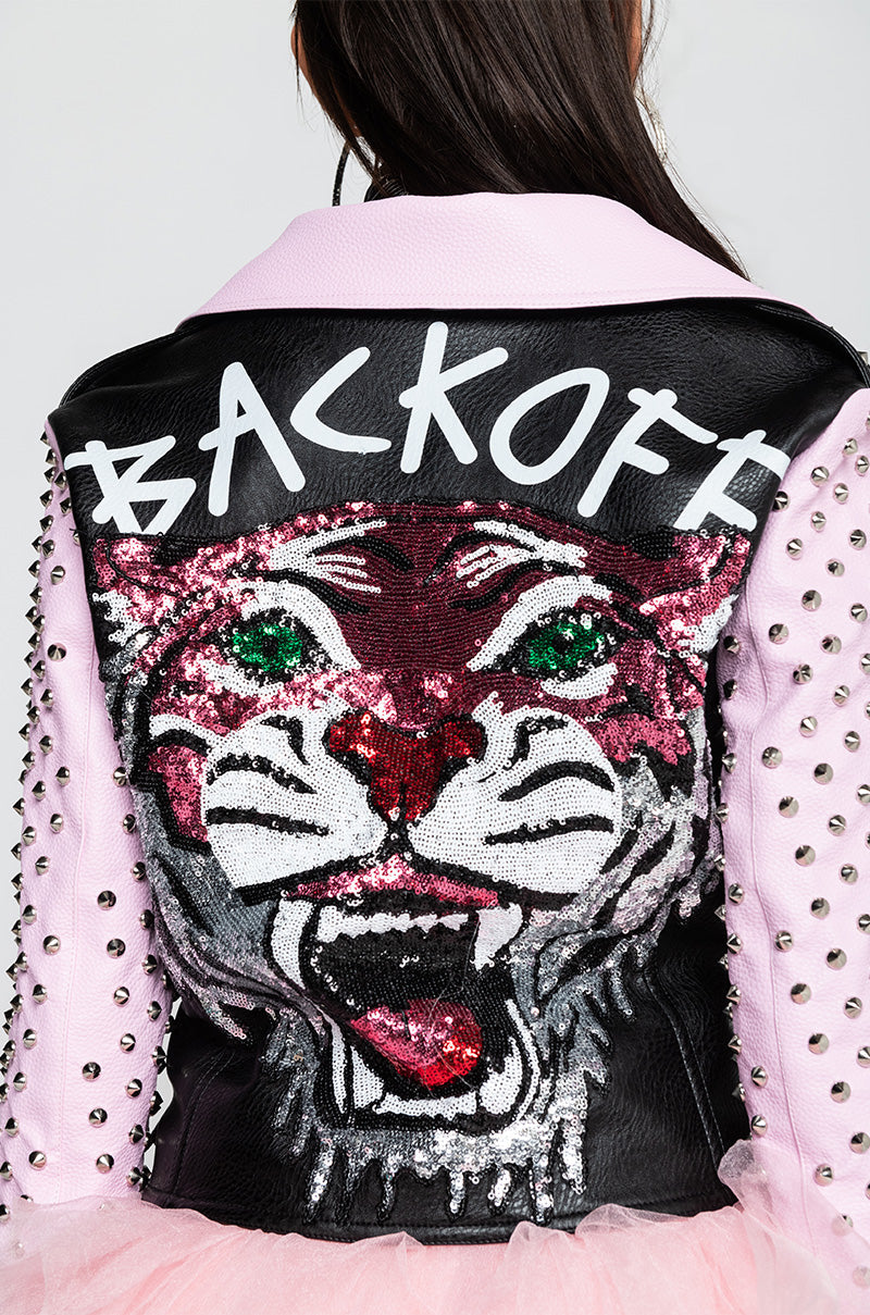 AZALEA WANG PRETTY MESS GRAFFITI JACKET