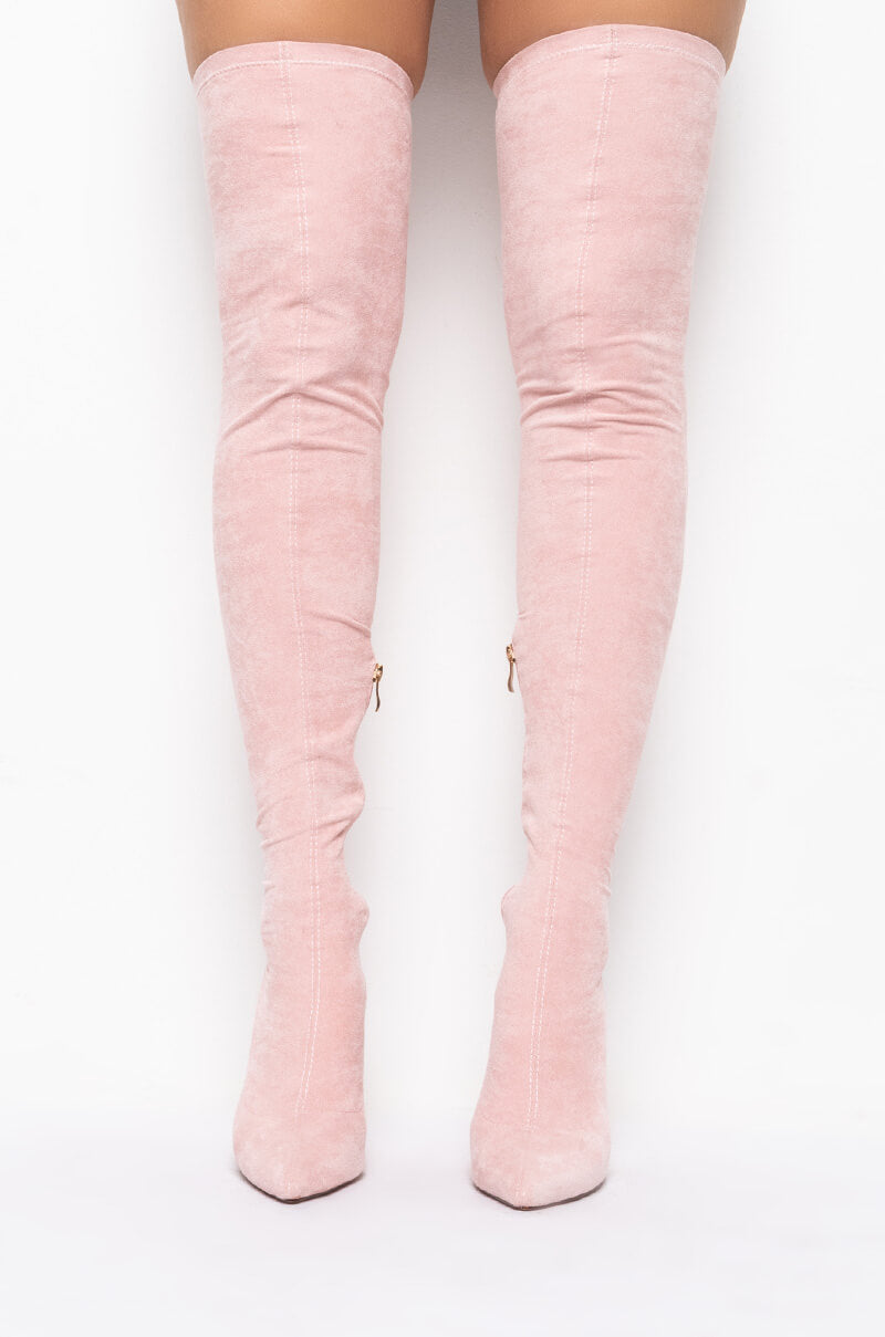AZALEA WANG YOUR FRIENDS ARE TAKING YOU OUT BOOT IN PINK