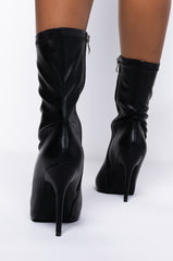 AZALEA WANG YOURE IN THE MOOD FOR A DANCE BOOTIE IN BLACK PU