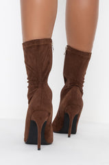 AZALEA WANG YOURE IN THE MOOD FOR A DANCE BOOTIE IN BROWN