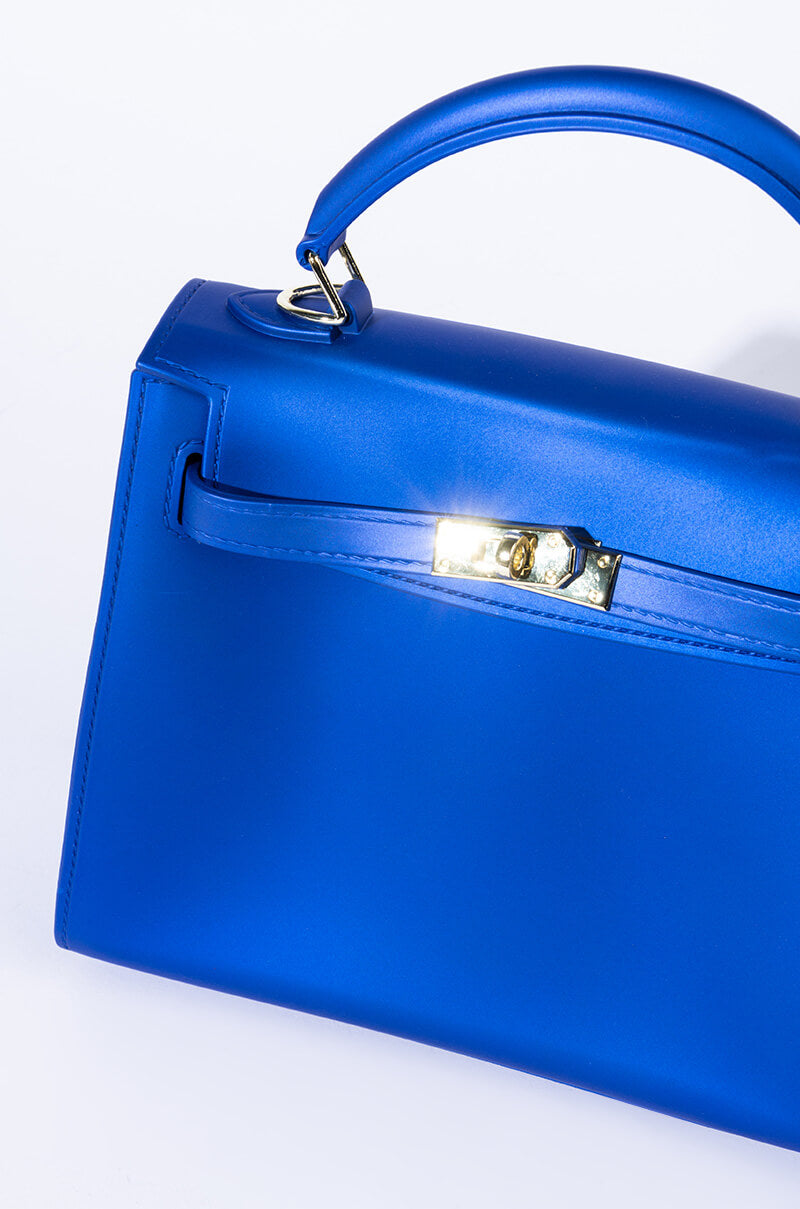BABY I'M BULLETPROOF PURSE BLUE