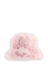 BABY IT'S COLD OUTSIDE FAUX FUR BUCKET HAT