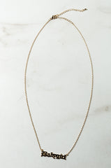 BABYGIRL MID NECKLACE GOLD