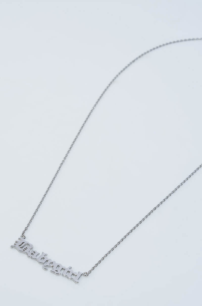 BABYGIRL MID NECKLACE SILVER