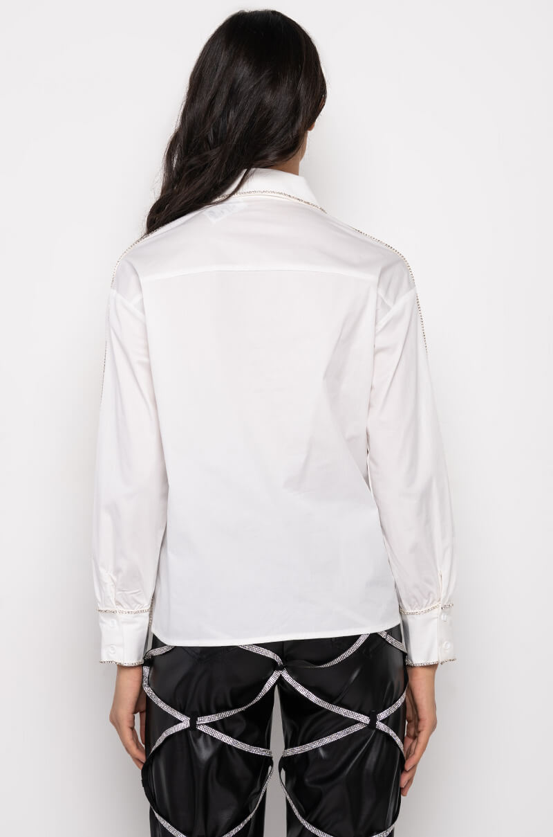 BACK 2 BUSINESS EMBELLISHED BUTTON DOWN