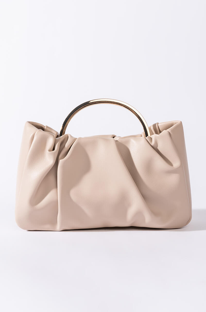 BAD HABITS BEIGE PURSE