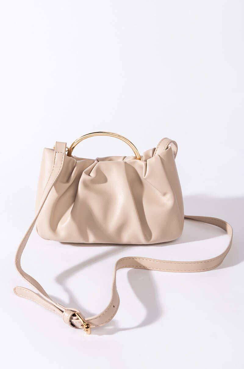 BAD HABITS BEIGE PURSE