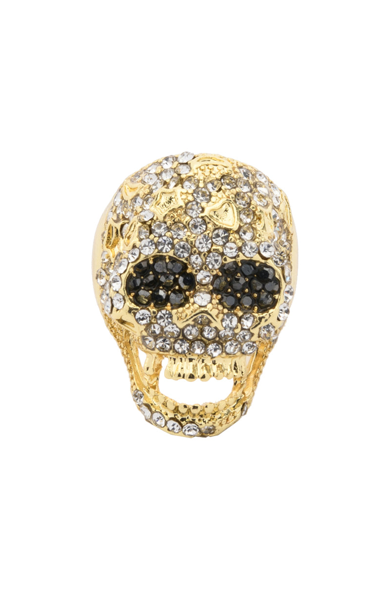 BLING SKULL RING