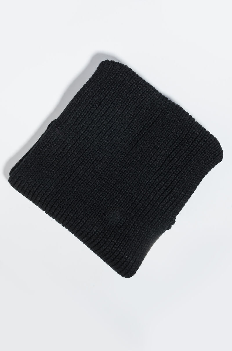 BAILEE KNIT MATCHING INFINITY SCARF BLACK