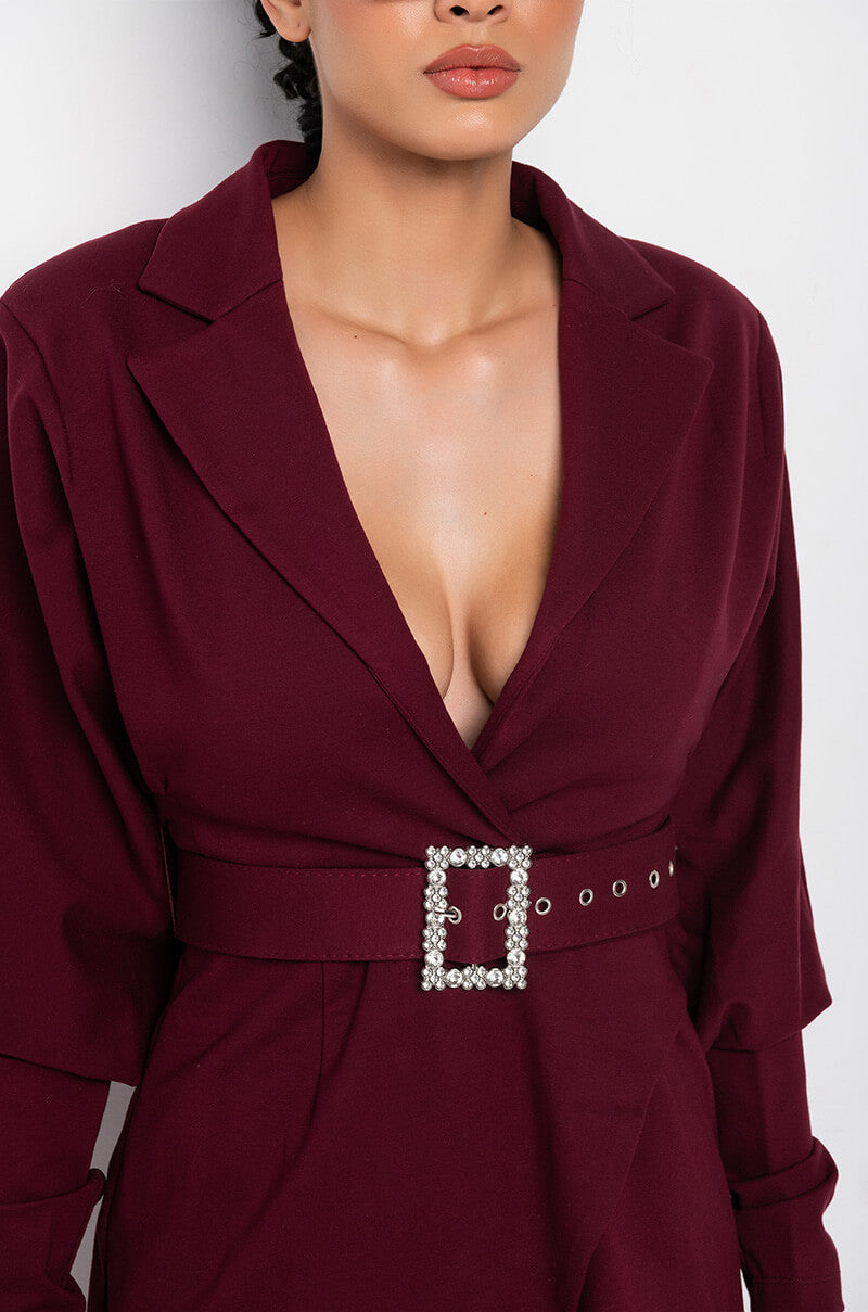 BEA ALERT STRETCH BLAZER DRESS