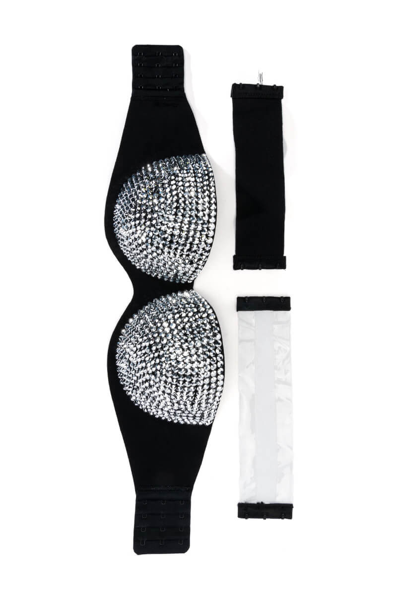 BEDAZZLE SUPPORT BRA D CUP