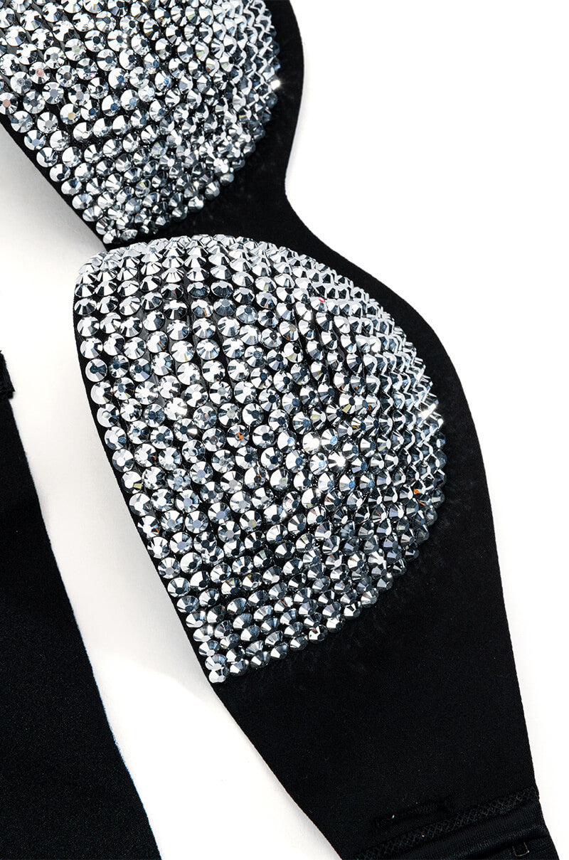 BEDAZZLE SUPPORT BRA D CUP