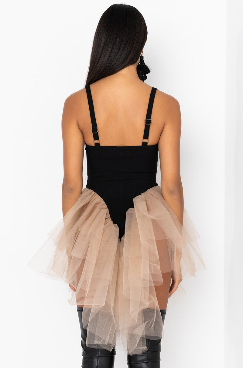 BEEN THAT GIRL TULLE MINI DRESS