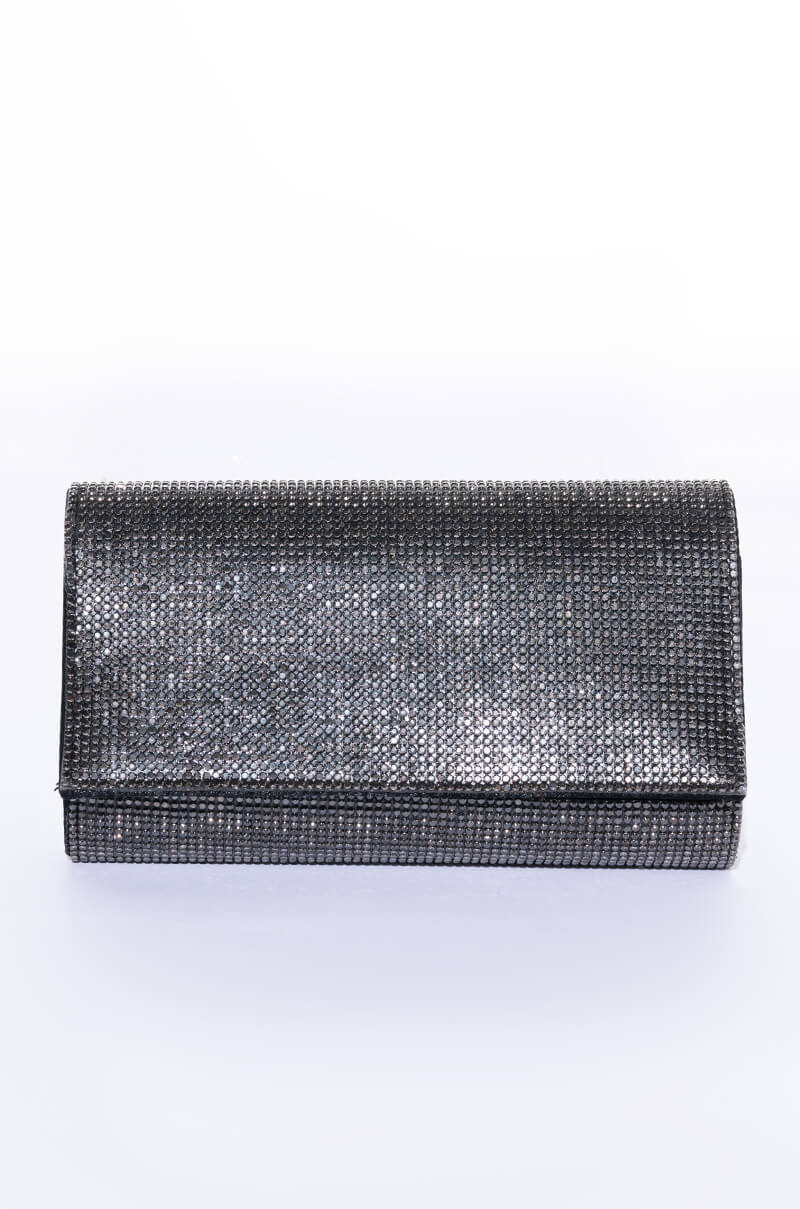 BENZ RHINESTONE CLUTCH