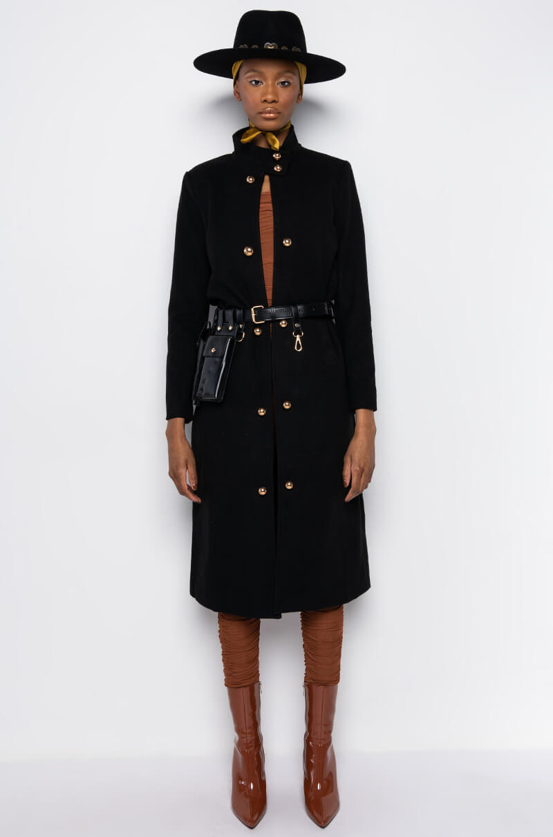 BERLIN TRENCH JACKET WITH UTILITY BELT