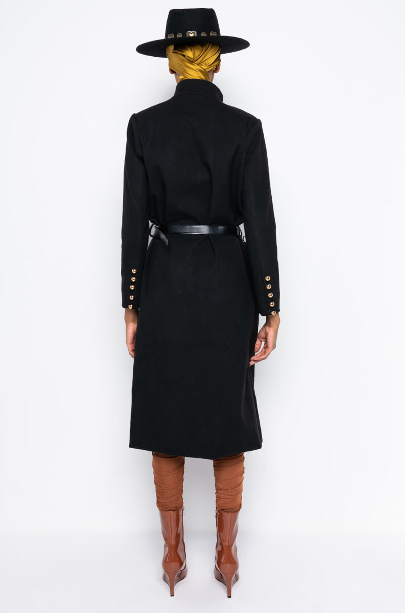 BERLIN TRENCH JACKET WITH UTILITY BELT