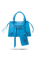 BERNADETTA STRAPPY BLUE BAG