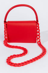 BEST FRIEND ACRYLIC CHAIN PURSE